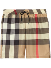 Burberry short de bain à motif Check
