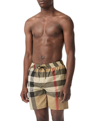 Burberry short de bain à motif Check