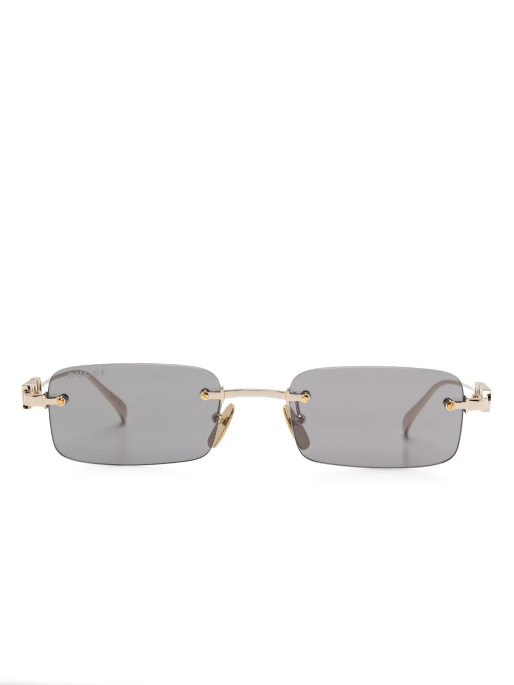 lunettes de soleil à monture rectangulaire